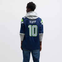 Seattle Seahawks Cooper Kupp College Navy Team Game Jersey