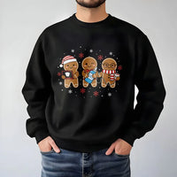 Gingerbread Sonographer Sweater, Ultrasound Tech Christmas Sweatshirt, Radiology Holiday Crewneck, Medical Sonography Xmas Pullover