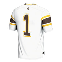 #1 Wyoming Cowboys Football Jersey - White