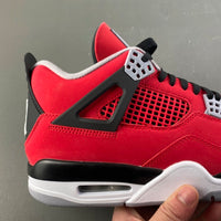 Mid Top Sneakers, Red Black Colorway, Lace Up Design, Casual Gift for Sneaker Fans