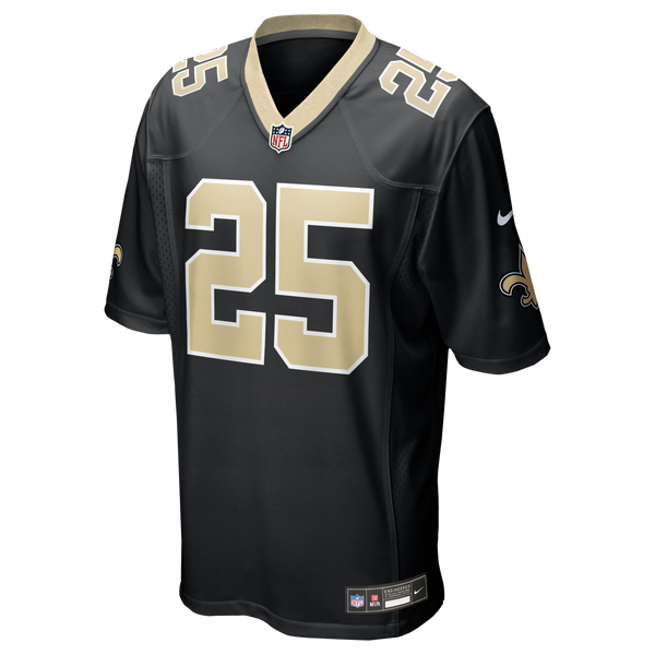 New Orleans Saints Rejzohn Wright Black Team Game Jersey