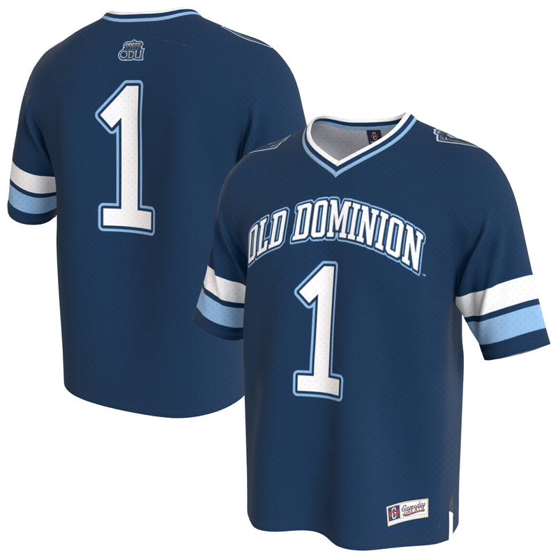 Old Dominion Monarchs Lightweight Collegiate Football Fashion Jersey - Blue