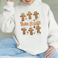 Gingerbread Man Hospital Humor Sweatshirt, Humorous Pain Scale Hoodie, ER Nurse Christmas Pullover, Doctor Medical Holiday Sweater