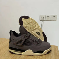 Sneakers, Black Brown Colorway, Lace Up Design, Casual Gift for Sneaker Fans