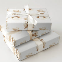 Banjo Santa Christmas Gift Wrap Paper, Cowboy Santa Wrapping Paper, Western Holiday Wrapping Paper, Rustic Country Xmas Gift Wrap Roll