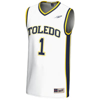#1 Toledo Rockets Lightweight Basketball Jersey - White