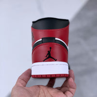 Retro Mid Top Basketball Shoes, Black Red Colorway, Lace Up Design, Casual Gift for Shoe Lovers