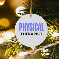 PT Medical Professional Christmas Ornament, Physical Therapist Ceramic Ornament, Physical Therapy Tree Ornament, PT Graduation Present