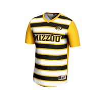 #1 Missouri Tigers Lightweight Soccer Fashion Jersey - Gold