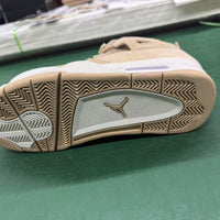 Mid Top Sneakers, Beige White Colorway, Lace Up Design, Casual Gift for Sneaker Fans