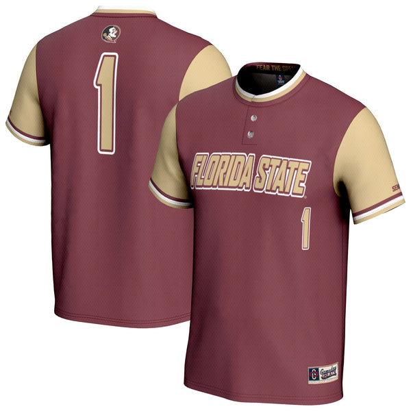 Florida State Seminoles Lightweight Softball Fashion Jersey - Garnet