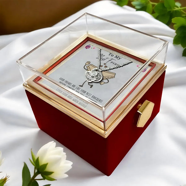 Humorous Knickers Love Knot Pendant, Best Friend Love Knot Necklace, Friendship Love Knot Jewelry, Birthday Christmas Present
