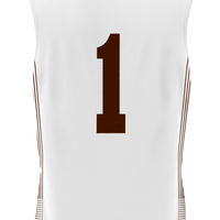 #1 Lehigh Mountain Hawks Lightweight Basketball Jersey - White
