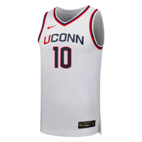 #10 UConn Huskies Replica Basketball Jersey - White