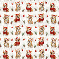 Santa Hat Mistletoe Dog Gift Wrap, Corgi Christmas Wrapping Paper, Festive Corgi Wrapping Paper, Adorable Corgi Holiday Gift Wrap Roll