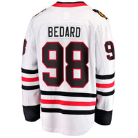Chicago Blackhawks Connor Bedard White Away Breakaway Player Jersey