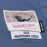 Seattle Seahawks Marshawn Lynch Blue 2010 Legacy Throwback Replica Jersey