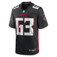 Atlanta Falcons Chris Lindstrom Black Game Jersey