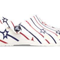 Classic Clogs - White / Blue / Red - Style 208877-94S