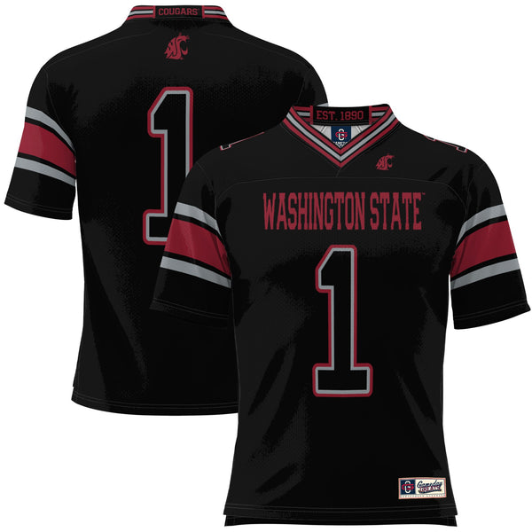 #1 Washington State Cougars Football Jersey - Black