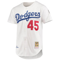 Los Angeles Dodgers Pedro Martinez White 1993 Cooperstown Collection Home Authentic Jersey