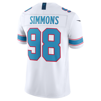 Tennessee Titans Jeffery Simmons White Stitched Limited Jersey