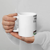 Humorous Holiday Wreath Coffee Mug, Best Christmas Ever Mug, Retro Christmas Festive Mug, Winter Holiday Drinkware, Secret Santa Xmas Present