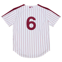 Philadelphia Phillies Jimmy Rollins White 2003 Cooperstown Collection Authentic Jersey