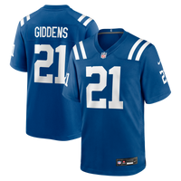 Indianapolis Colts DJ Giddens Royal Team Game Jersey