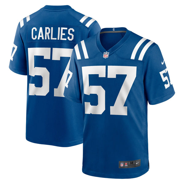 Indianapolis Colts Jaylon Carlies Royal Game Jersey