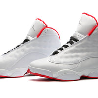 Sneakers, White Red Colorway, Lace Up Design, Casual Gift for Sneaker Fans