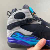 Mid Top Sneakers, Blue Black Purple Gray Colorway, Lace Up Design, Casual Gift for Sneaker Fans