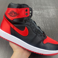 Sneakers, Black Red Colorway, Casual Gift for Sneaker Fans