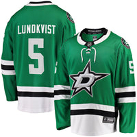 Dallas Stars Nils Lundkvist Kelly Green Home Premier Breakaway Player Jersey