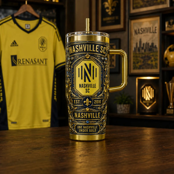 NSH Gold Crest - Ornamental Drinkware Composition - main