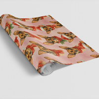 Adorable Holiday Dog Gift Wrap, Chihuahua Christmas Wrapping Paper, Festive Chihuahua Wrapping Paper, Dog Lover Xmas Present Paper Roll