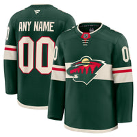 Minnesota Wild Green Home Premium Custom Jersey