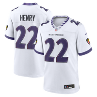 Baltimore Ravens Derrick Henry White Game Jersey