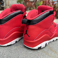 High Top Sneakers, Red Black Colorway, Lace Up Design, Casual Gift for Sneaker Fans