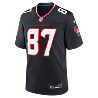 Houston Texans Foster Moreau Navy Team Game Jersey