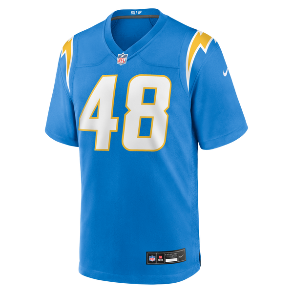 Los Angeles Chargers Bud Dupree Powder Blue Team Game Jersey