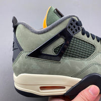 Low Top Sneakers, Army Green Black Colorway, Lace Up Design, Casual Gift for Sneaker Fans