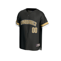Vanderbilt Commodores NIL Pick-A-Player Lightweight Baseball Jersey - Black