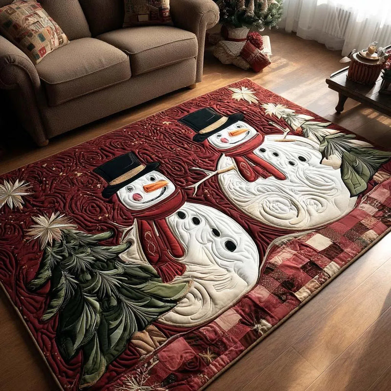 Christmas Plaid Floor Rug, Holiday Plaid Charm Area Rug, Tartan Holiday Pattern Accent Rug, Winter Farmhouse Living Room Rug, Xmas Present