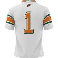 #1 Florida A&M Rattlers Football Jersey - White