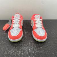 Low Top Sneakers, Green Pink Colorway, Glow in the Dark Detail, Lace Up Design, Casual Gift for Sneaker Fans