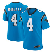 Carolina Panthers Tetairoa McMillan Blue Alternate Game Jersey