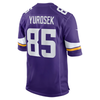 Minnesota Vikings Ben Yurosek Purple Team Game Jersey