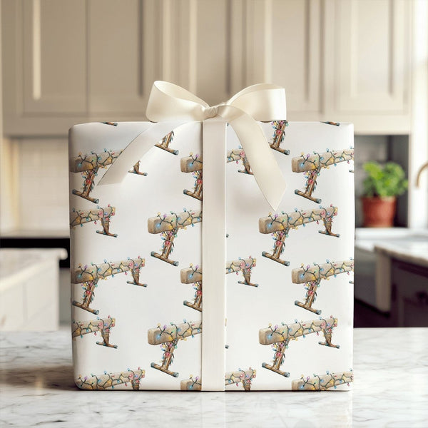 Balance Beam Holiday Gift Wrap, Gymnastics Christmas Wrapping Paper, Gymnast Sports Theme Wrapping Paper, Coach Team Present 