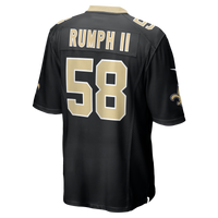 New Orleans Saints Chris Rumph II Black Team Game Jersey
